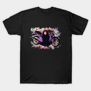 Retro Bike Kate Bush Fanart Design T-Shirt